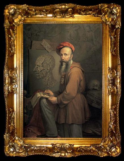 framed  Filippo Balbi Self-Portrait, ta009-2